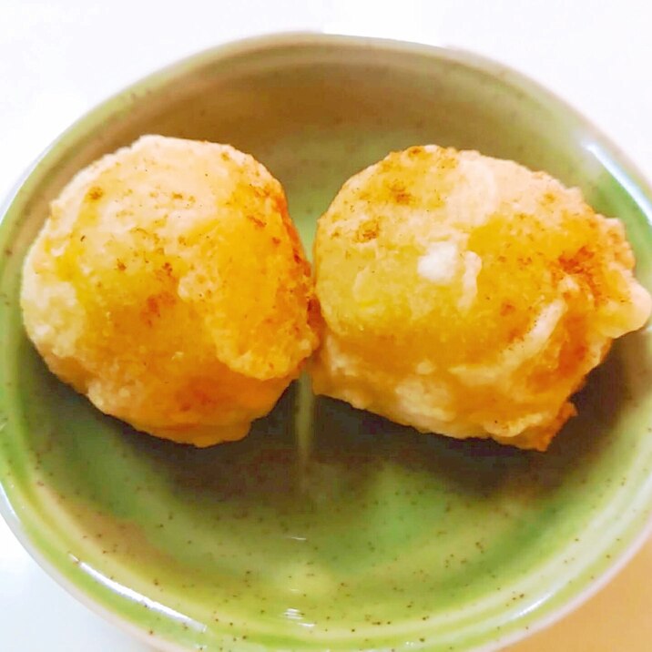 お弁当に☆薩摩芋団子のシナモン天ぷら